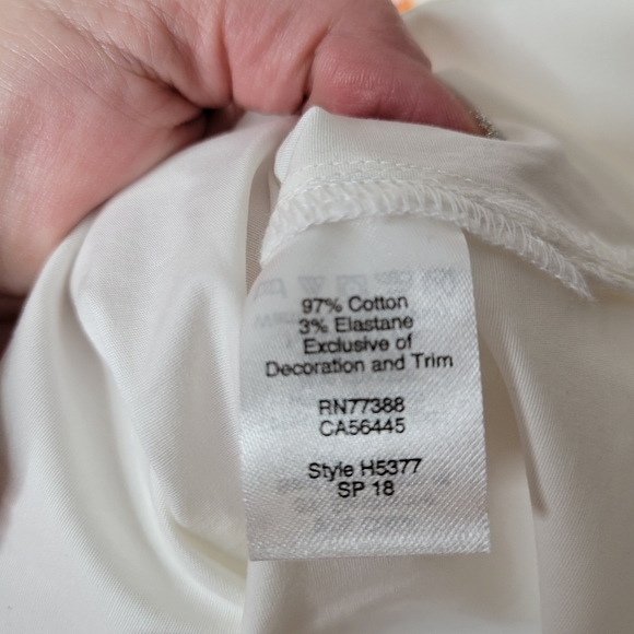 J CREW Boho Embroidered Top Size 2 NWT - Picture 5 of 7